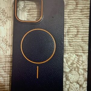 Stylish Black and Orange Phone Case